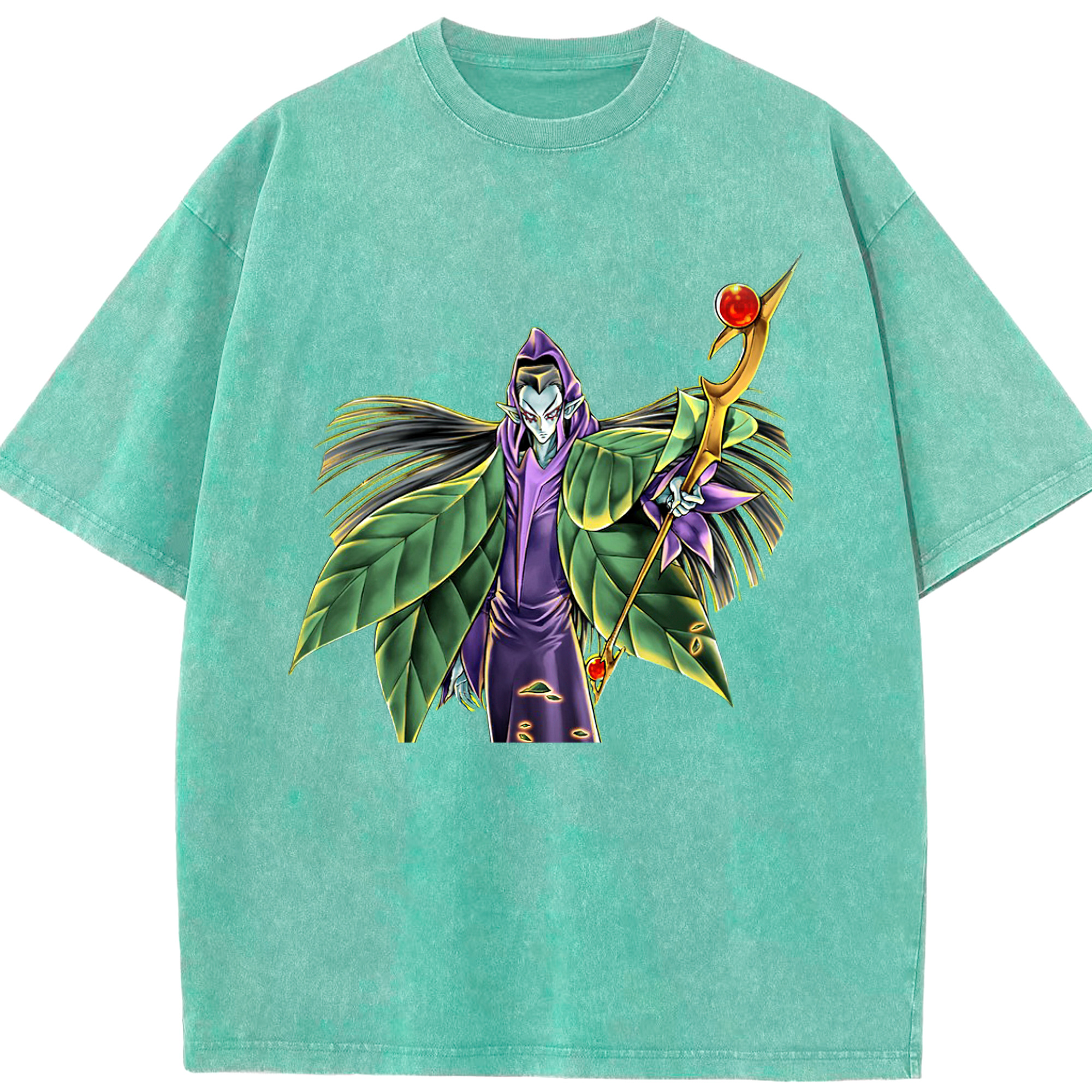 （画像用） 遊☆戯☆王 Yu-Gi-Oh! 綿100% ヴィンテージ風 半袖Tシャツ（フロントプリント）